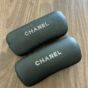 2 vintage Chanel cases with stones